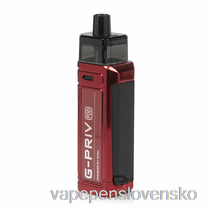 Smok G-priv 80w Pod Kit Matte Red Vape Bez Nikotinu